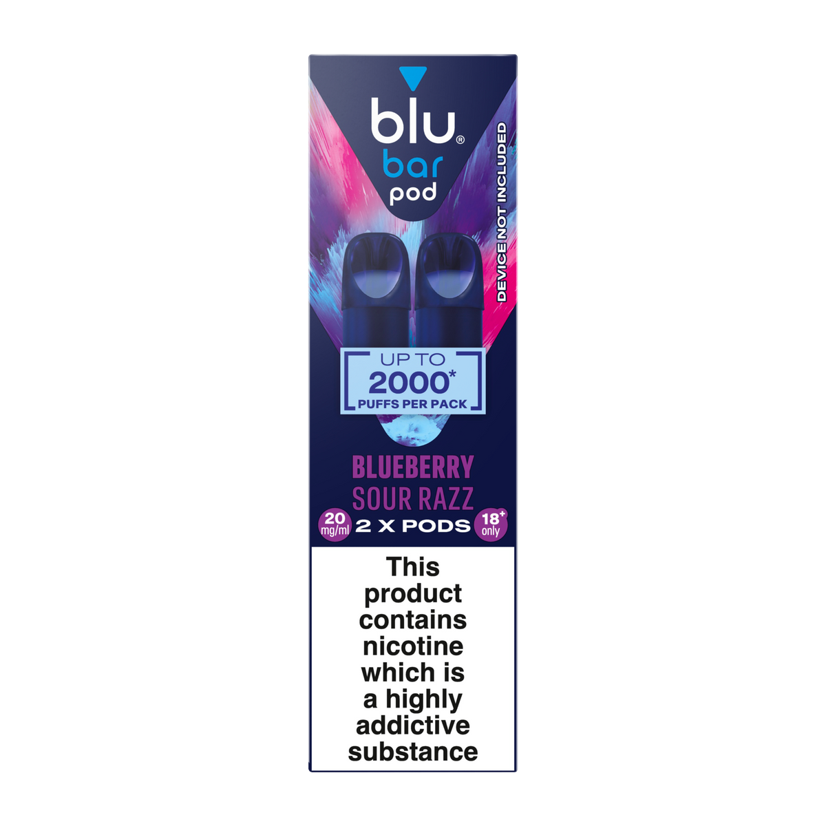 Blu Bar Prefilled Pods 20mg