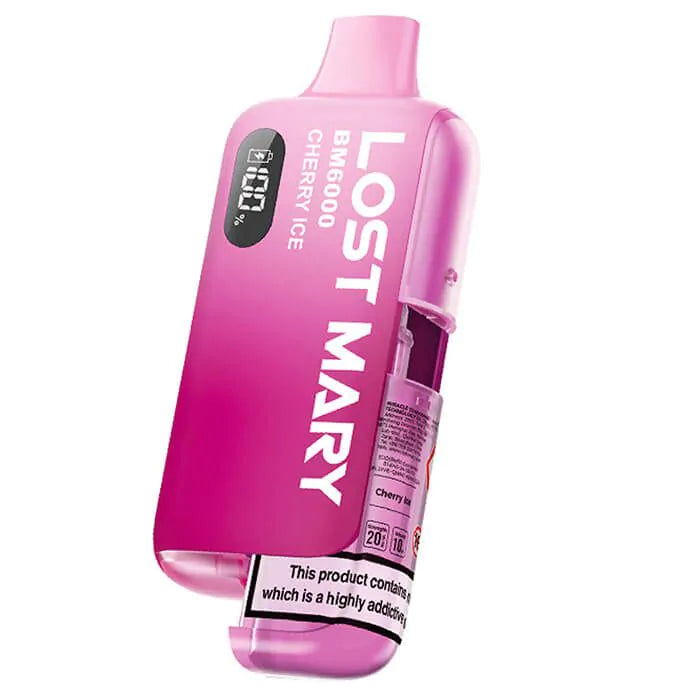 Lost Mary BM6000 Refillable Vape Kit-Cherry Ice