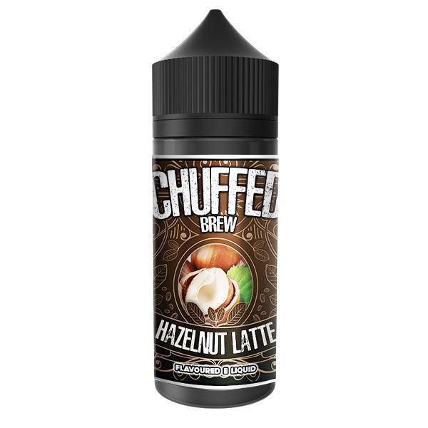 Chuffed Brew - Hazelnut Latte 0mg 100ml Shortfill E-Liquid, Vape Auraa UK