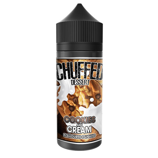 Chuffed Dessert - Cookies And Cream 0mg 100ml Shortfill E-Liquid, Vape Auraa UK