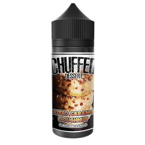 Chuffed Dessert - Salted Caramel Doughnut 0mg 100ml Shortfill E-Liquid, Vape Auraa UK