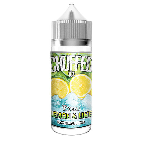 Chuffed On Ice - Frozen Lemon And Lime 0mg 100ml Shortfill E-Liquid, Vape Auraa UK