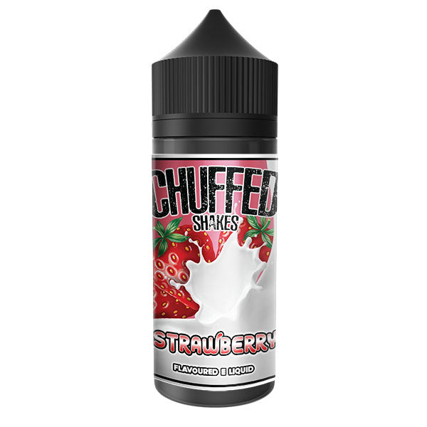 Chuffed Shakes - Strawberry 0mg 100ml Shortfill E-Liquid, Vape Auraa UK