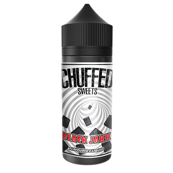 Chuffed Sweets - Black Jakk 0mg 100ml Shortfill E-Liquid, Vape Auraa UK