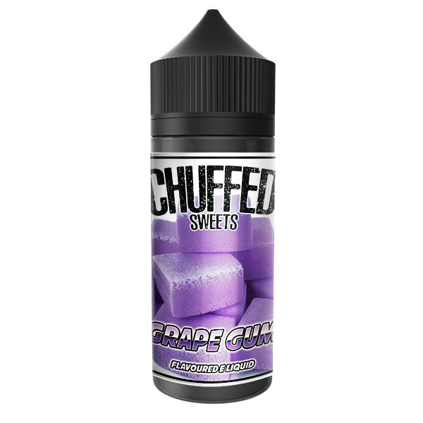 Chuffed Sweets - Grape Gum 0mg 100ml Shortfill E-Liquid, Vape Auraa K