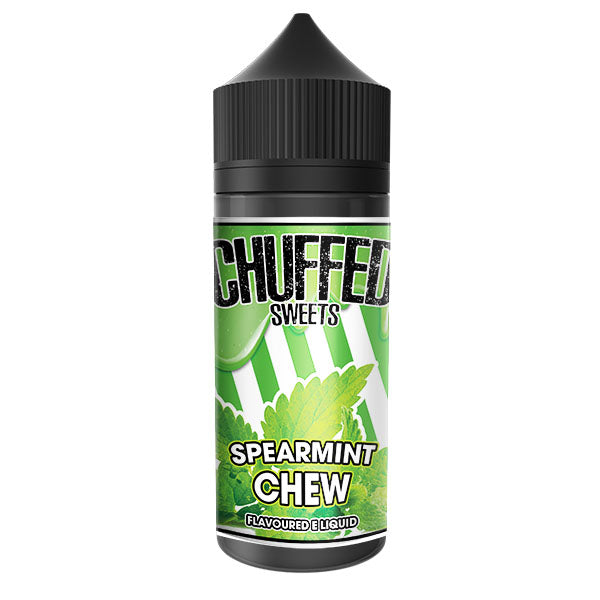 Chuffed Sweets - Spearmint Chew 0mg 100ml Shortfill E-Liquid, Vape Auraa UK
