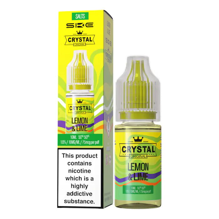 Crystal Nic Salts - Lemon & Lime - 10ml E-liquid