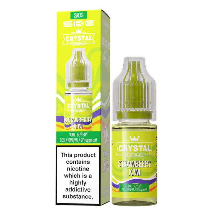 Crystal Nic Salts - Strawberry Kiwi - 10ml E-liquid
