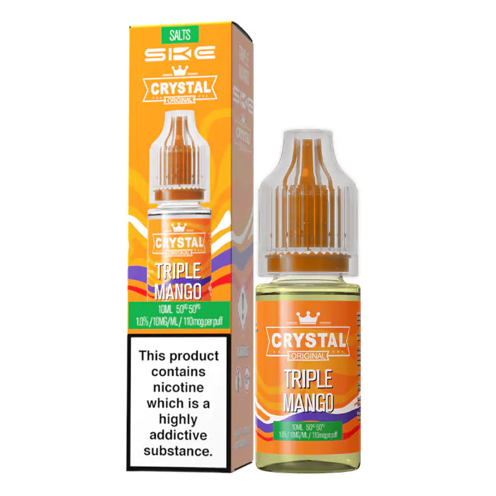 Crystal Nic Salts - Triple Mango - 10ml E-liquid
