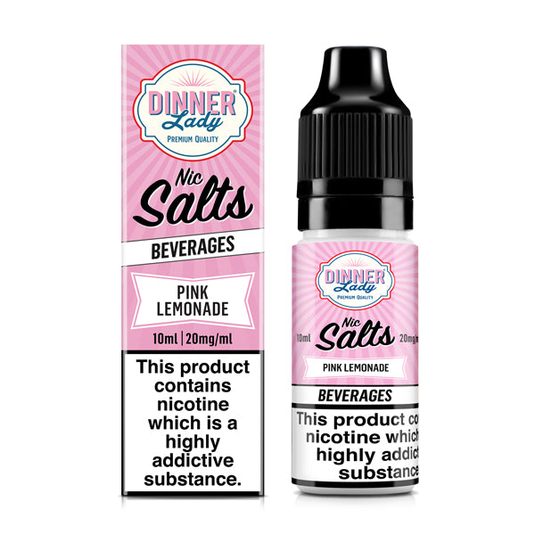 Dinner Lady Beverages Pink Lemonade 10ml Nic Salt, Vapeauraa Uk