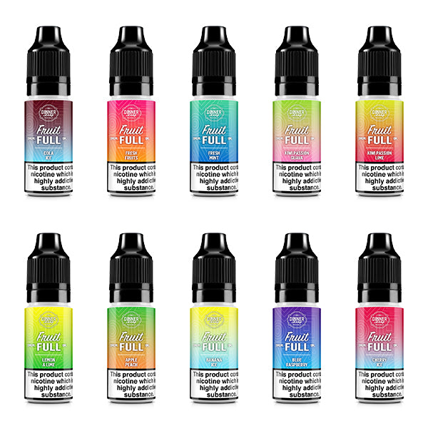 Dinner Lady Fruit Full 20mg 10ml Nic Salt, Vape Auraa UK