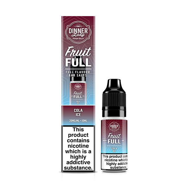 Dinner Lady Fruit Full Cola Ice 5mg 10ml Nic Salt, Vape Auraa UK