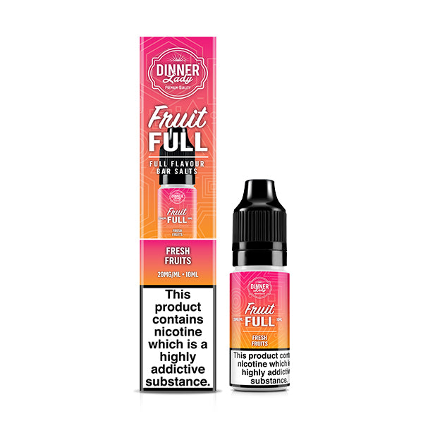 Dinner Lady Fruit Full Fresh Fruits 5mg 10ml Nic Salt, Vape Auraa UK