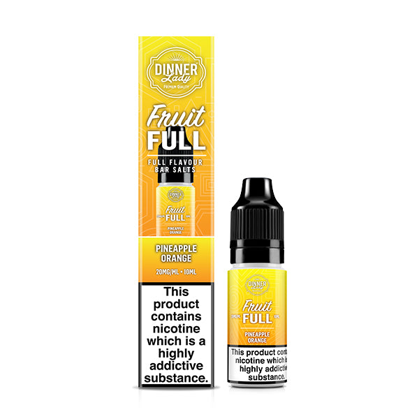 Dinner Lady Fruit Full Pineapple Orange 5mg 10ml Nic Salt, Vape Auraa UK
