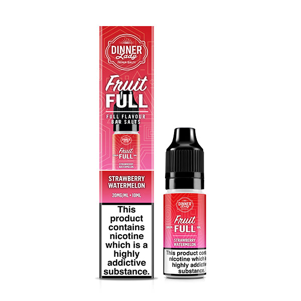 Dinner Lady Fruit Full Strawberry Watermellon 5mg 10ml Nic Salt, Vape Auraa UK
