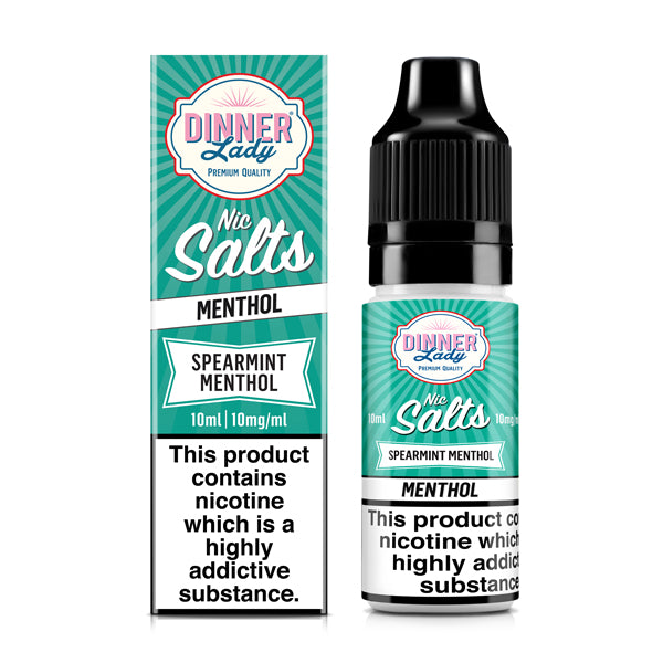 Dinner Lady Spearmint Menthol 10ml Nic Salt, Vape Auraa UK