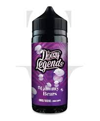 DOOZY VAPE LEGENDS- GUMMY BEARS 0MG 100ML SHORTFILL