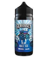 DOOZY VAPE SERIOUSLY NICE BLUE RAZZ ICE 0MG 100ML SHORTFILL