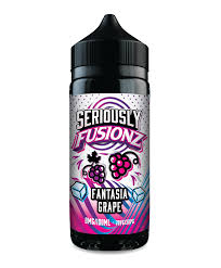 DOOZY VAPE SERIOUSLY FUSIONZ - FANTASIA GRAPE 0MG 100ML SHORTFILL