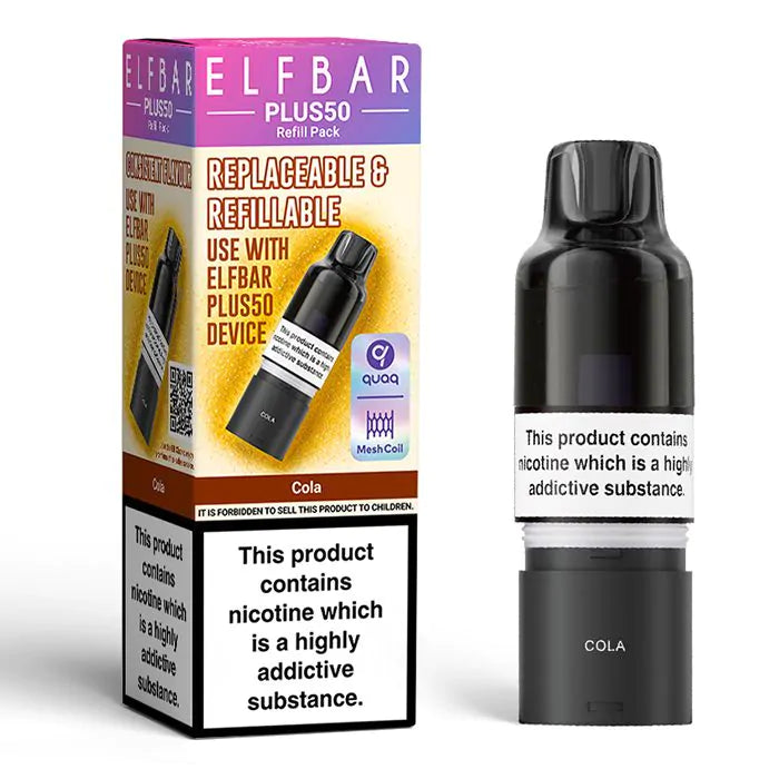 Elfbar Plus50 Prefilled Pods - 1PK-Cola