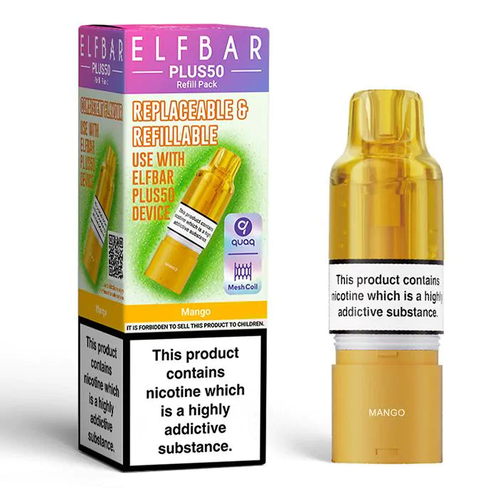 Elfbar Plus50 Prefilled Pods - 1PK-Mango