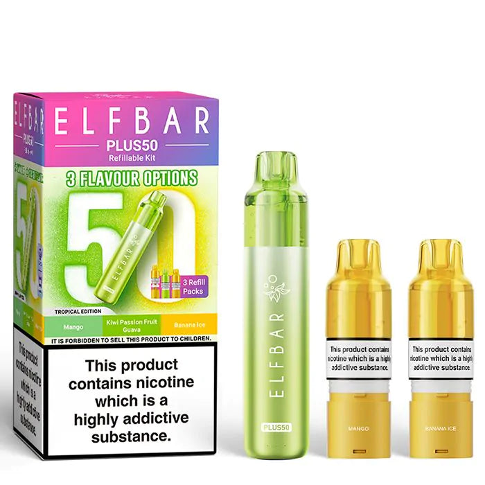 Elfbar Plus50 Prefilled Vape Kit-Tropical Edition