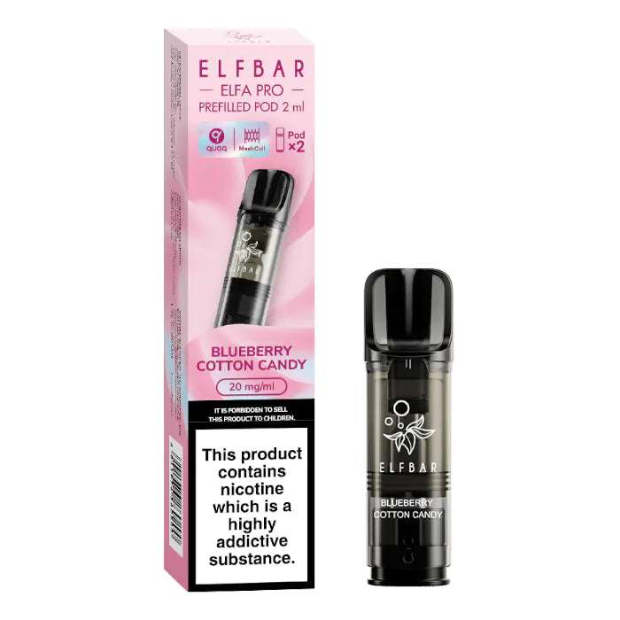 ELFBAR Elfa Pro Prefilled Pods - 20mg - 2PK-Blueberry Cloudd