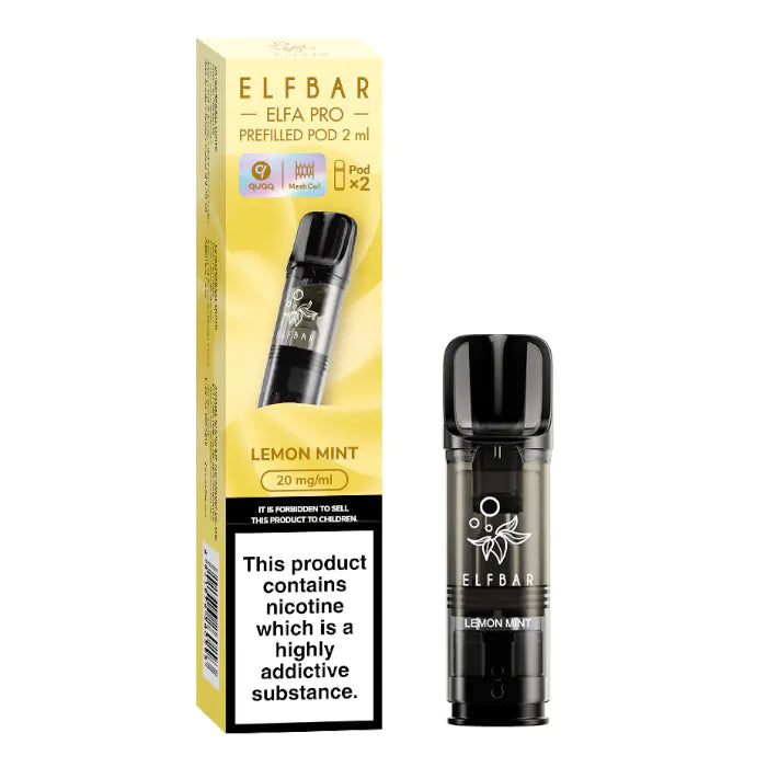 ELFBAR Elfa Pro Prefilled Pods - 20mg - 2PK-Lemon Mint