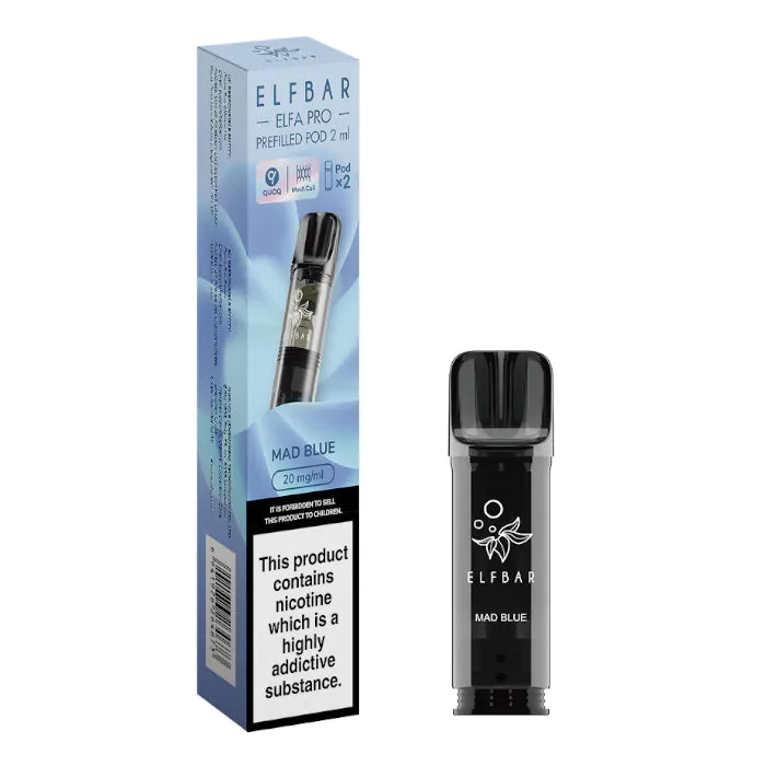 ELFBAR Elfa Pro Prefilled Pods - 20mg - 2PK-Mad Blue