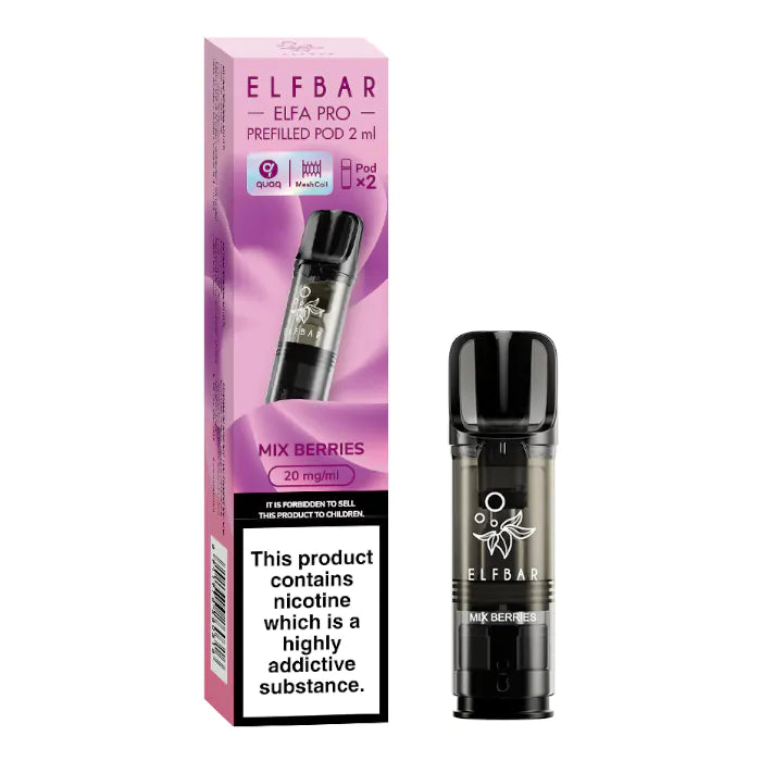 ELFBAR Elfa Pro Prefilled Pods - 20mg - 2PK-Mix Berries