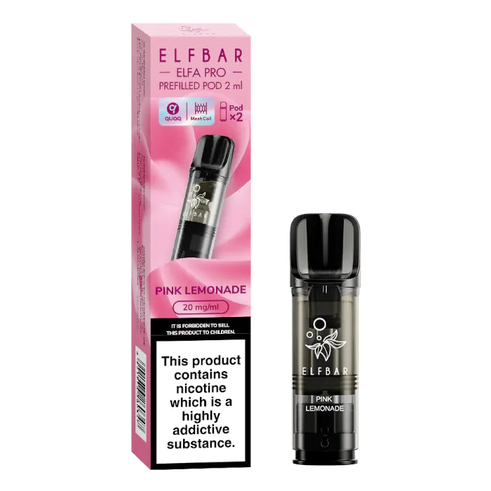 ELFBAR Elfa Pro Prefilled Pods - 20mg - 2PK-Pink Lemonade