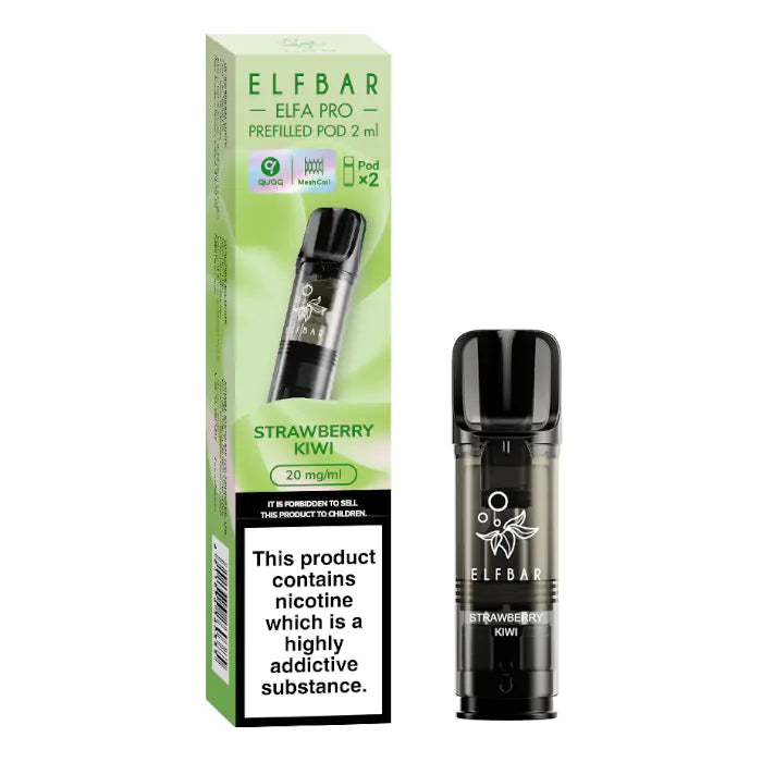 ELFBAR Elfa Pro Prefilled Pods - 20mg - 2PK-Strawberry Kiwi