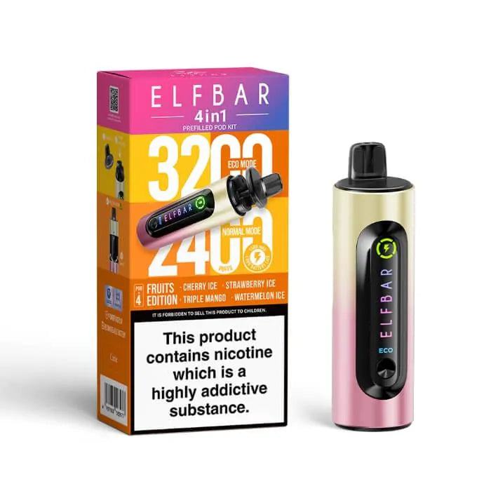 ELFBAR 4-in-1 Prefilled Kit-Fruits Edition