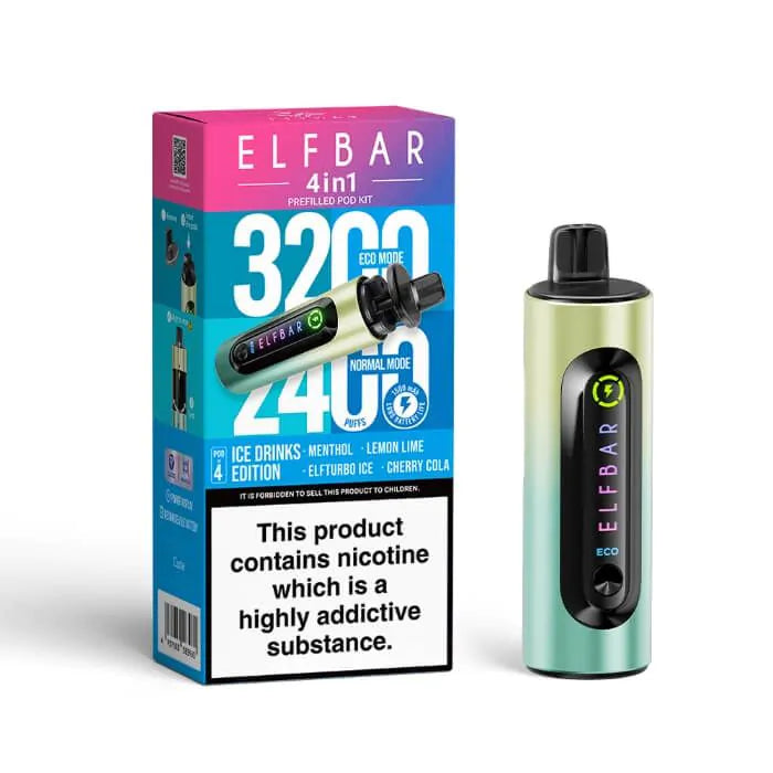 ELFBAR 4-in-1 Prefilled Kit-Ice Drinks Edition