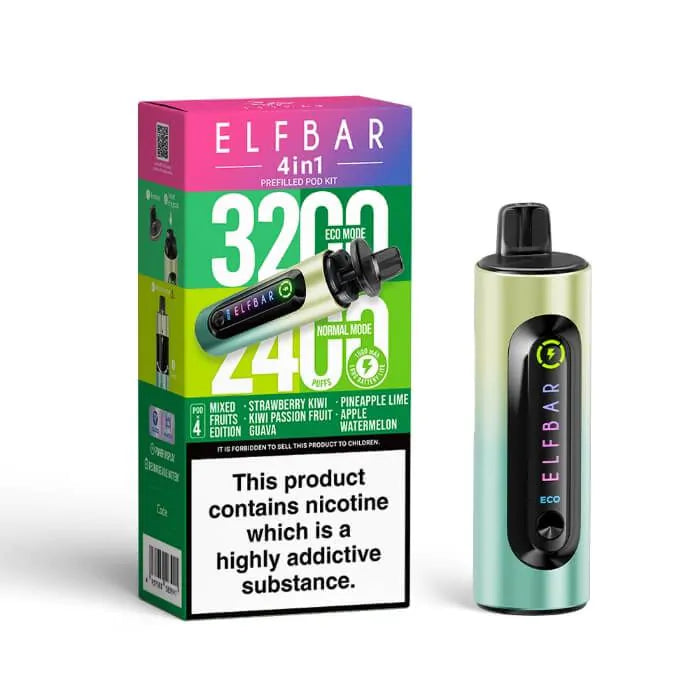 ELFBAR 4-in-1 Prefilled Kit-Mixed Fruits Edition