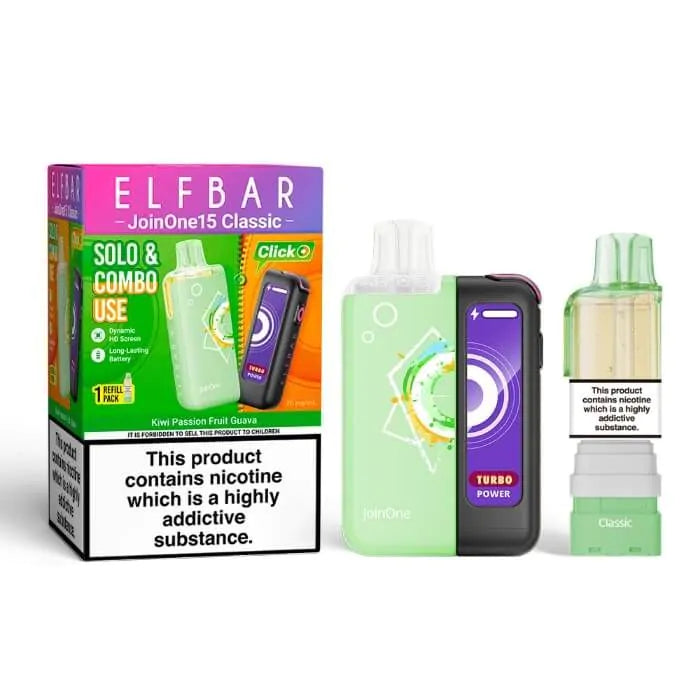 Elfbar Joinone 15 Classic Prefilled Kit - Kiwi Passion Fruit Guava