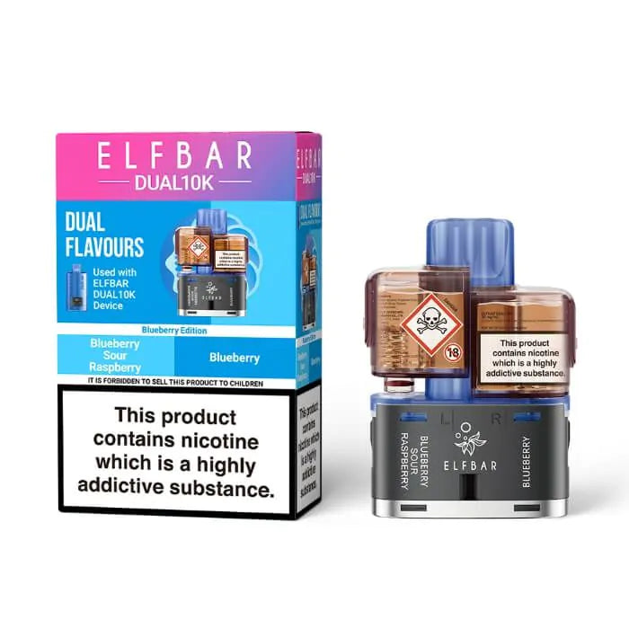 ELFBAR Dual 10K Prefilled Pods-Blueberry Edition