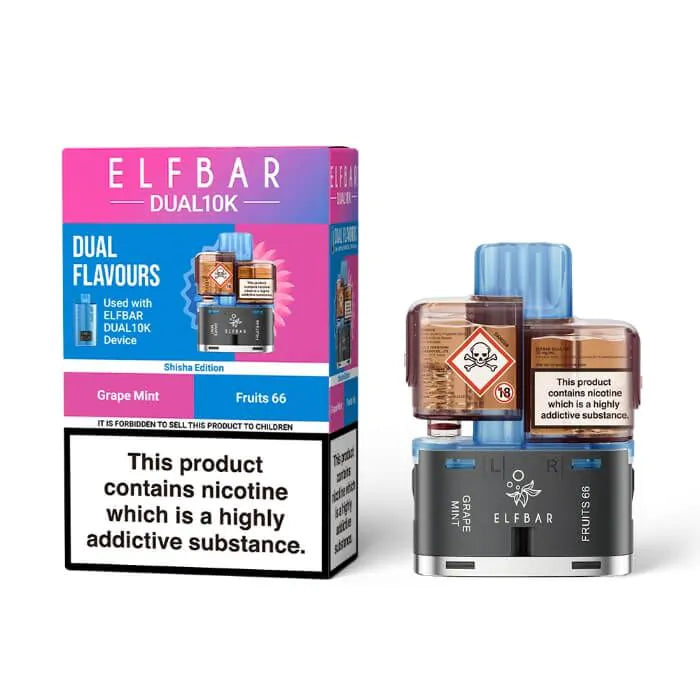 ELFBAR Dual 10K Prefilled Pods-Shisha Edition