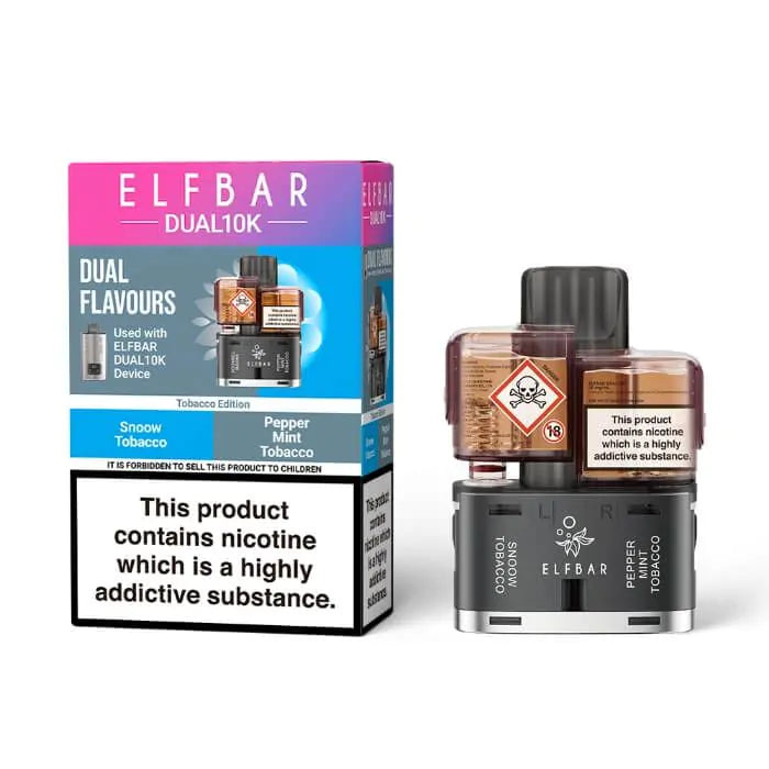 ELFBAR Dual 10K Prefilled Pods-Tobacco Edition