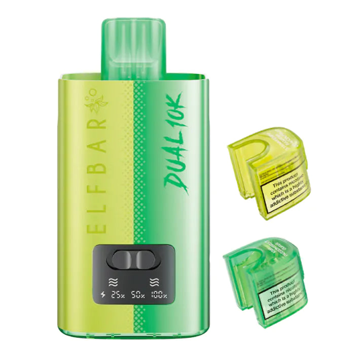 ELFBAR DUAL10K Prefilled Kit-Green Edition