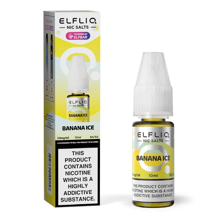 ELFBAR ElfLiq Banana Ice Nic Salts - 10ml