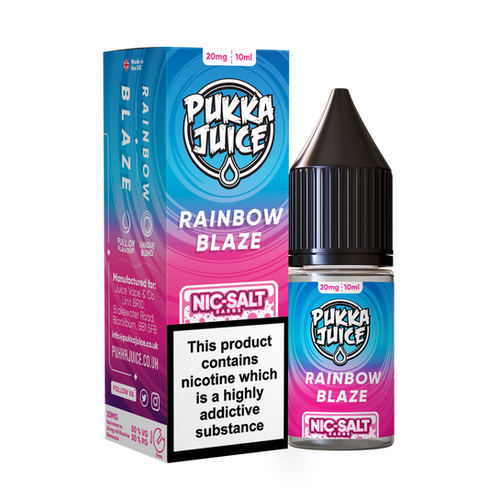 Pukka Juice - Nic Salt Rainbow Blaze 10ml E-liquid