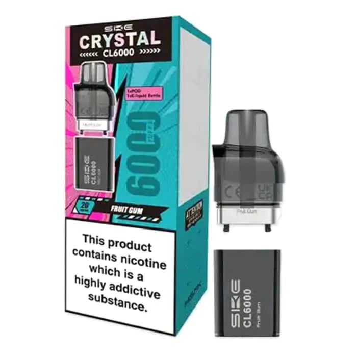SKE Crystal CL6000 Prefilled Pod - Fruit Gum