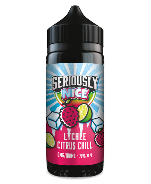 DOOZY VAPE SERIOUSLY NICE LYCHEE CITRUS CHILL 0MG 100ML SHORTFILL