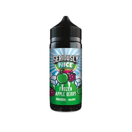 DOOZY VAPE SERIOUSLY NICE FROZEN APPLE BERRY 0MG 100ML SHORTFILL