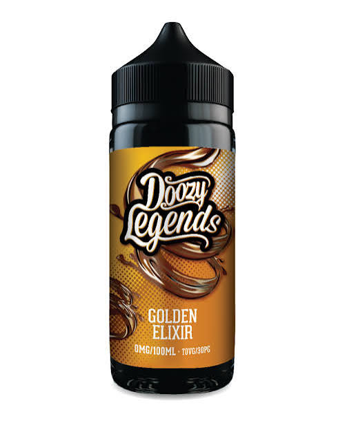 DOOZY VAPE LEGENDS- GOLDEN ELIXIR 0MG 100ML SHORTFILL
