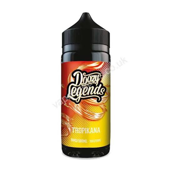 DOOZY VAPE LEGENDS-TROPIKANA 0MG 100ML SHORTFILL