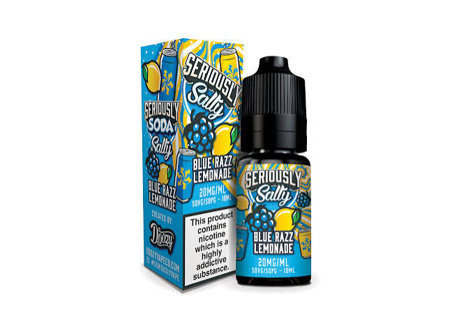 DOOZY VAPE SERIOUSLY SALTY SODAS BLUE RAZZ LEMONADE 10ML