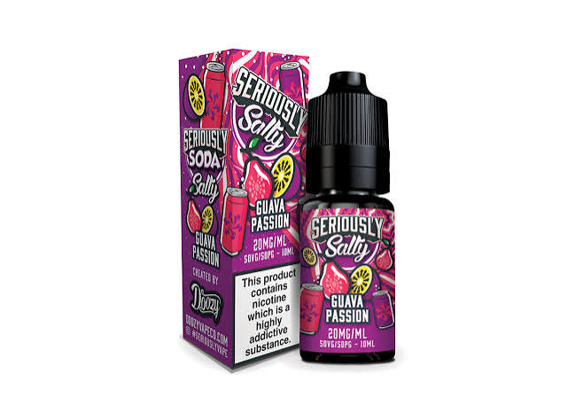 DOOZY VAPE SERIOUSLY SALTY SODAS GUAVA PASSION 10ML