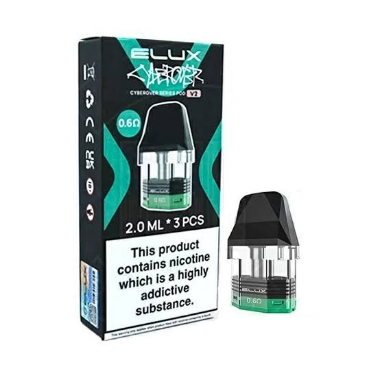 ELUX CYBEROVER V2 (P1) REFILLABLE PODS/3PACK
